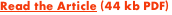 Read the Article (44 kb