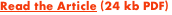 Read the Article (24 kb